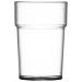 Clear Rigid Polystyrene Half Pint Glass 10oz CE