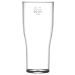 Tulip Polycarbonate Pint Glass 22oz CE @ 20oz "Nucleated"