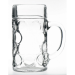 Dimpled Beer Stein Glass 45oz