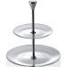 2 Tiered Glass Full Moon Cake Stand | Plate