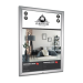 A2 (420 X 594mm) Tamperproof Security Poster Frames - 32mm Frame Profile