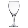Teardrop Tear Wine Goblet Glass 12oz Lined @ 250ml CE