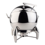 Stainless Steel 'Globe' Soup Bowl with Stand