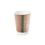 12oz double wall brown kraft cup, 89-Series