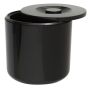 Insulated Round Ice Bucket Black 7pt