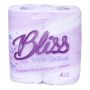 Bliss 3-PLY Luxury Quilted Toilet Tissue (Pack of 40 Rolls)