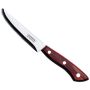Trigger Jumbo Polywood Steak Knife - Rounded Blade (Red) Full Tang 25cm