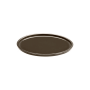 ReNew-Taupe Flat Round Plate 22cm