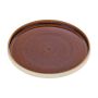Nara BrownRound Flat Plate