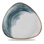 Churchill Super Vitrified Stonecast Accents Triangle Plate - Blueberry - 26.5 Inch