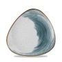 Churchill Super Vitrified Stonecast Accents Triangle Plate - Blueberry - 22.9 Inch