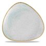 Churchill Super Vitrified Stonecast Accents Triangle Plate - Duck Egg - 26.5 Inch