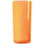 Orange Polystyrene Hi-Ball Glass 10oz CE