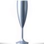 Premium Polycarbonate Champagne Flute 6.5oz Silver