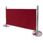 Red Canvas Barrier