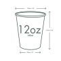 12oz white hot cup, 79-Series