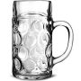 Dimpled Beer Stein Glasses 24oz