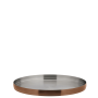 Brushed Copper Round Plate 9
