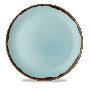 Harvest Turquoise Coupe Plate 11.25