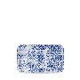 The Maker's Collection Porto Blue Organic Recangular Platter 27cm x 16cm 10 5/8