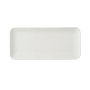 Norse White Organic Coupe Rect Platter 13 3/4X6 1/4