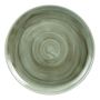Burnished Green Coupe Plate 11.25