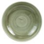Burnished Green Coupe Bowl 9.75