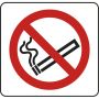 No Smoking Symbol Sign - Rigid Polypropylene