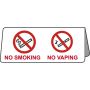 No Smoking & No Vaping Tent Table Notice