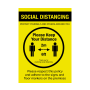 Please Keep Your Distance Social Distancing Policy Notice
