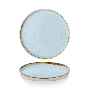 Stonecast Duck Egg  Walled Plate 8.67