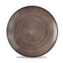 Stonecast Raw Coupe Plate - Brown 26cm