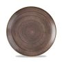 Stonecast Raw Coupe Plate - Brown 21.7cm