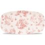 Cranberry Toile Oblong Plate 13.9