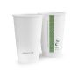 16oz double wall white cup