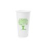 20oz white hot cup, 89-Series - Green Tree