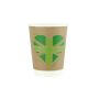12oz double wall hot cup, 89-Series - Green Britain
