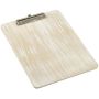 White Wash Wooden Menu Clipboard