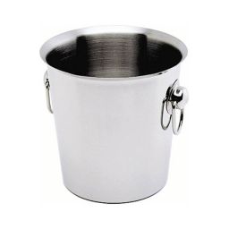 Stainless Steel Champagne Bucket with Ring Handles
