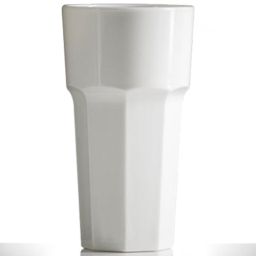 Elite Remedy Polycarbonate Tall Glass 12oz White