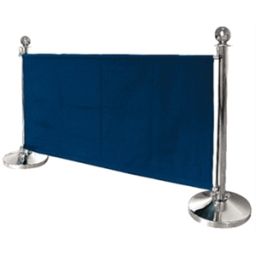 Blue Canvas Barrier