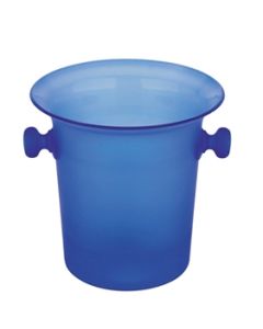 Blue Acrylic Ice / Wine Cooler Bucket