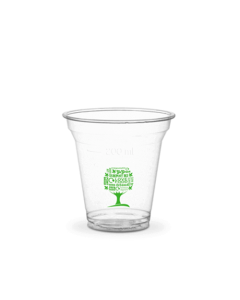 10oz CE marked PLA cold cup, 96-Series - Green Tree