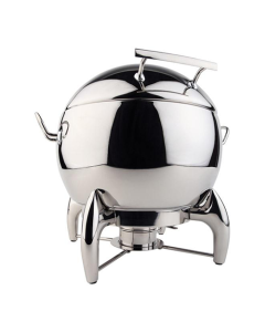 Stainless Steel 'Globe' Soup Bowl with Stand