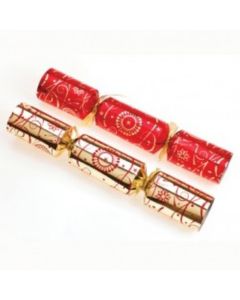 14" Red & Gold Luxury Crackers
