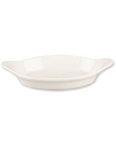 Churchill Vitrified Cookware 9oz Small Oval Eared Dish