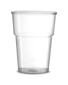 Katerglass Disposable Polypropylene Pint Glass 22oz CE @ 20oz