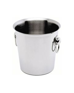Stainless Steel Champagne Bucket with Ring Handles