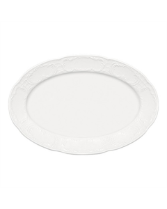 OVAL RIMMED PLATE 32cm x 21cm