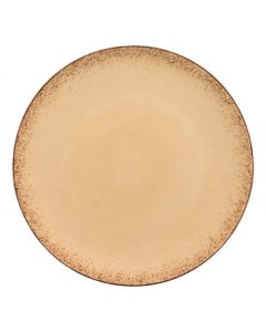 Modern Rustic - Flat Coupe Plate Natural Sand 11"